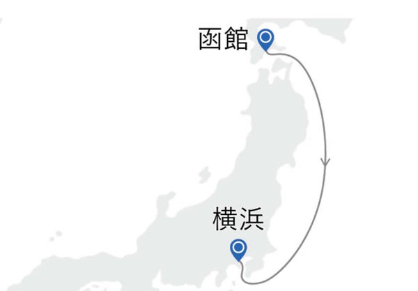 MITSUI OCEAN SAKURA オーシャンビュースイート【函館発横浜着】秋のワンウェイ 函館/横浜 クルーズ(3日間)2